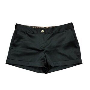 WOMENS- SATIN SHORTS- EXPRESS- BLACK- SIZE 10
